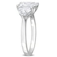 thumbnail image 3 of Everly Women's Created Moissanite Sterling Silver Engagement Ring, 3 of 8