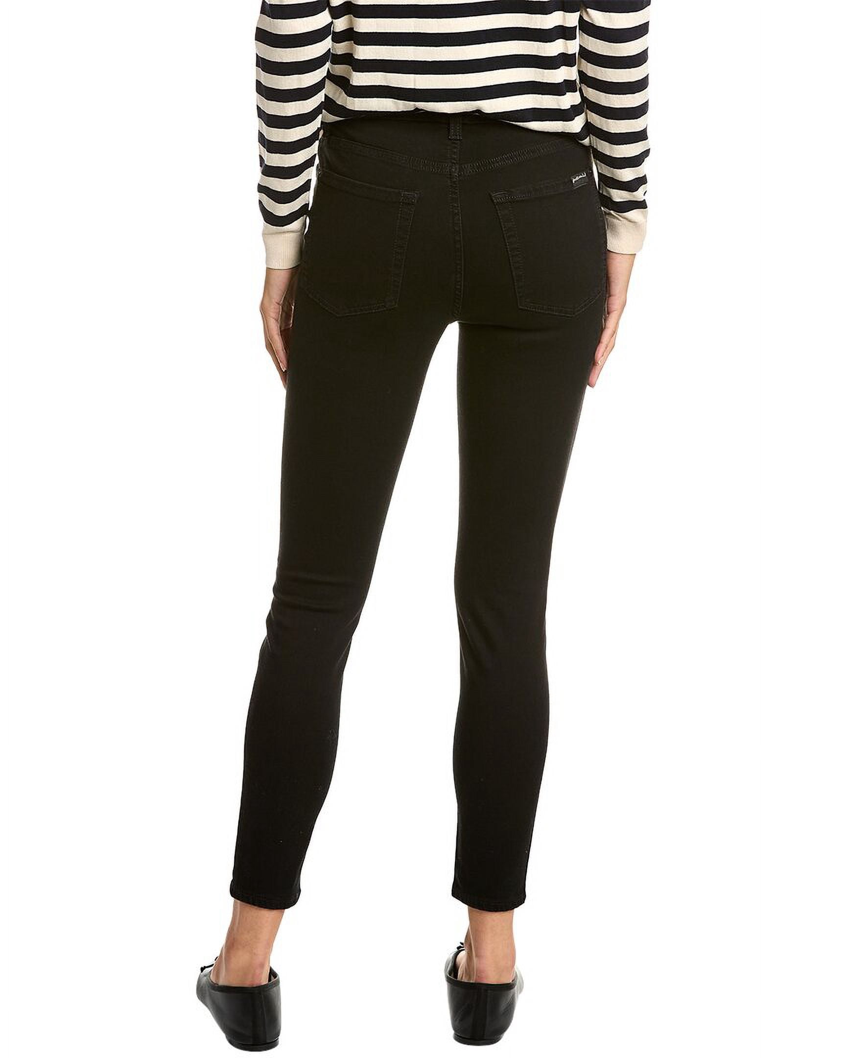 7 For All Mankind womens Aubrey Super High-Waist Rinse Skinny Jean, 23,  Black - Walmart.com