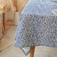 thumbnail image 1 of Rectangular tablecloth cover, splash resistant plastic tablecloth that can be wiped for dining, camping, indoor, outdoor, 1 of 5