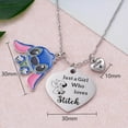 thumbnail image 4 of Stitch Birthday Necklace for 3 4 5 6 7 8 9 10 11 12 13 14 15 16 Year Old, Stitch Stuff Birthday Gifts for Daughter Granddaughter Sister Friends, 4 of 5