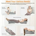 thumbnail image 3 of Eurhowing Ergonomic Memory Foam Wedge Pillow for Adults, Back Neck Shoulder Pain Relief, Adjustable Headboard Support for Sleeping, Reading, Reclining Bed Pillow, Gray, 3 of 9