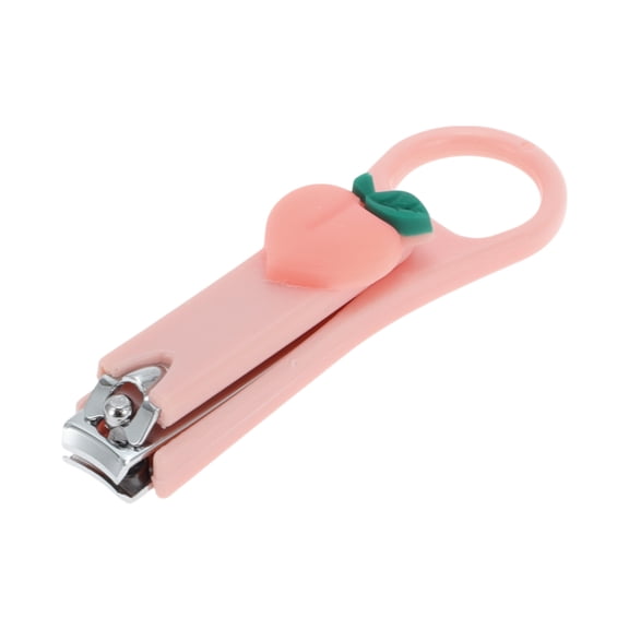 Unique Bargains Cartoon Fruit Nail Clipper Pink 1 Pc