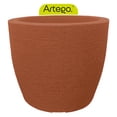 thumbnail image 1 of Maceta moderna para exteriores compacta de 20 cm de alto EUROPEAN Artego Japi Hecho en Brasil, 1 of 8