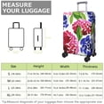 thumbnail image 4 of Stretch Luggage Cover XL(29-32in)– Elastic Travel Suitcase Protector with Handle Openings & Bottom Closure, Washable Polyester Spandex Suitcases Cover, Floral Flowers Print, 4 of 5