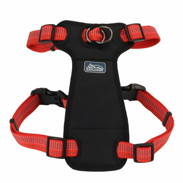 Arnés reflectante para perros Coastal K9 Explorer con conexión frontal