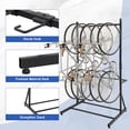 thumbnail image 4 of Yiwa Support de Rangement Vertical Robuste pour Vélos, Support Autoportant pour 5 Vélos, Hauteur Réglable, Capacité de 300 Lb, 4 of 9