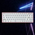 thumbnail image 3 of Bsvklp Probador Interruptor Teclado 68 Teclas Retroiluminación Botón para PC Escritorio (rosa), 3 of 9
