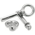 thumbnail image 4 of Expansion Bolts 304 Stainless Steel M8 Lifting Eyebolt with Expansion Bolts Screw Round Ring Hook Nut&Washer for Hanging Heavy Object （1Pcs ） (Length : 80mm, Thread Diameter : M8), 4 of 5