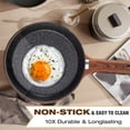 thumbnail image 6 of MF Studio 30 Pieces Cookware & Bakeware Set Granite Nonstick Pots and Pans, Black, 6 of 9
