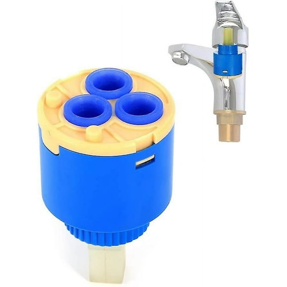 35/40mm Ceramic Cartridge Faucet Replacement Water Mixer Tap Inner Control Faucet Valve(35mm) -ACGIV