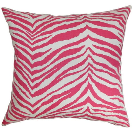 The Pillow Collection Cecania Zebra Print Cotton Throw Pillow Cover - Walmart.com