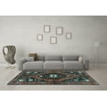 thumbnail image 3 of Ahgly Company Indoor Rectangle Persian Light Blue Traditional Area Rugs, 6' x 9', 3 of 4