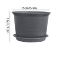 thumbnail image 4 of Maceta de Plástico Grueso con Bandeja – Maceta Resistente para Uso Interior y Exterior, Ideal para Plantas de Jardín y Decoración Del Hogar., 4 of 6