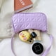 thumbnail image 3 of Bolsa Moda mujer en relieve geométrico axila PU cuero color sólido bolsos Tmvgtek Para Estrenar, 3 of 9
