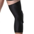 thumbnail image 4 of Basketball Knee Pads Volleyball Kneepad Honeycomb Crashproof Antislip Leg Sleeve Protective Pad Support Guard Padded Compression Wear Hexpad - 2 Packs, 4 of 7