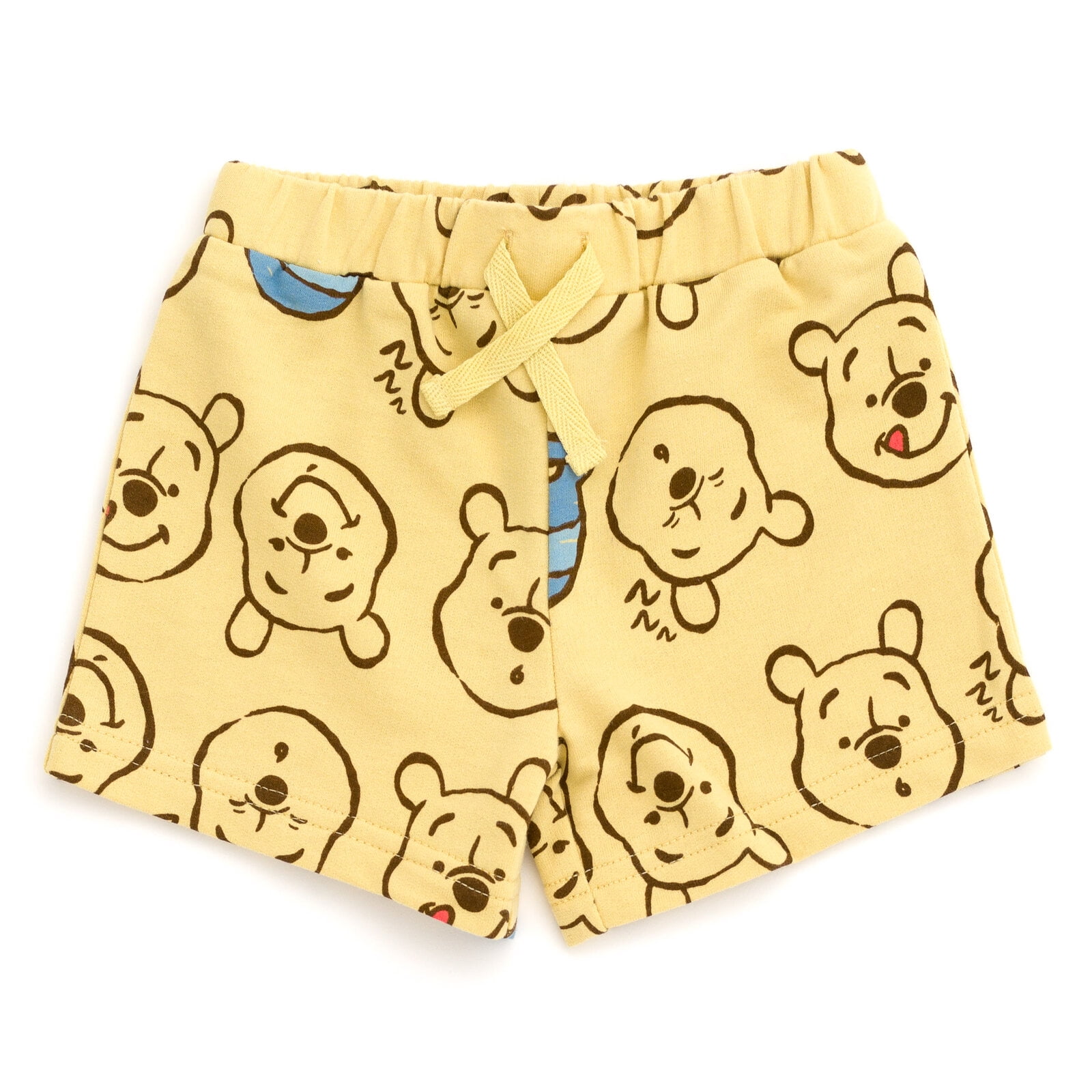 Disney Winnie the Pooh Infant Baby Boys French Terry Sweatshirt and Bike Shorts Newborn to Toddler