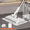 white*37.4inch, variant on Hands-Free Multi-Purpose Flat Mop, 2026 New Hands-Free Flat Mop with One-Click Mechanism, Mini Mops, 360° Rotating Mop Head, for Floors, Walls, and Bathrooms (37.4 in)
