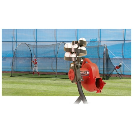 Heater Sports 24 ft. BaseHit Pitching Machine & Xtender Batting Cage Package