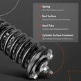 thumbnail image 5 of A-Premium Front Pair (2) Complete Strut & Coil Spring Assembly Compatible with Hyundai Santa Fe GLS 2007 2008 2009, Driver and Passenger Side, 5 of 5