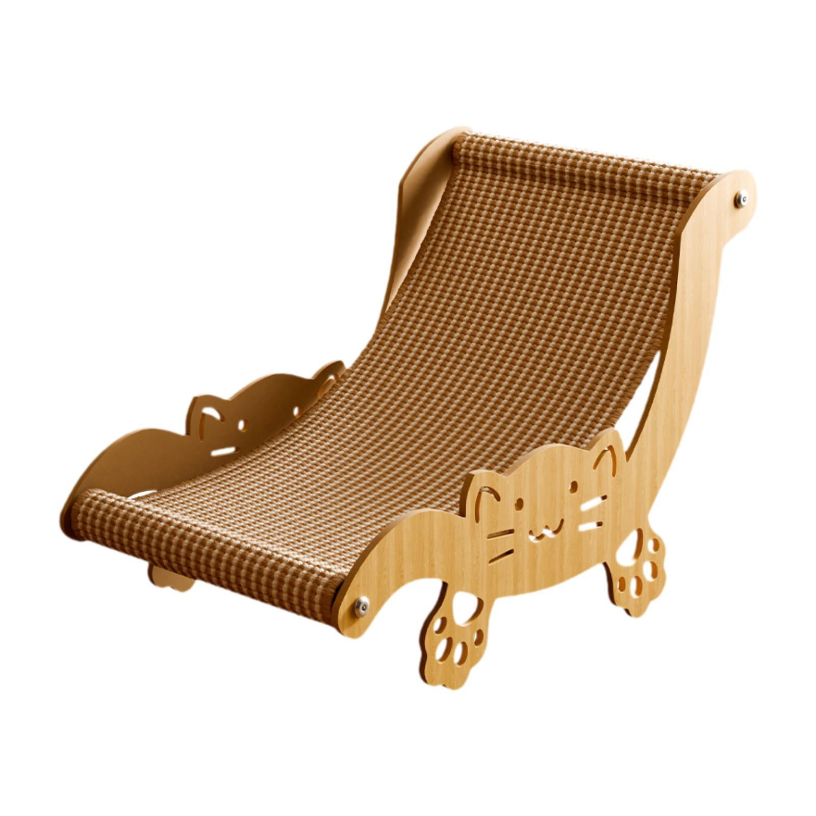 Bvdfgk Cat Sisal Chair Cat Scratcher Resting Pet Bed Portable Cat Lounge Bed Cat Beach Small