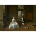 thumbnail image 3 of Arthur Devis 18x14 Black Modern Framed Museum Art Print Titled - Mr and Mrs Atherton, 3 of 5