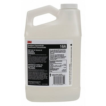 3m Sanitizer,0.5 gal,Trigger Spray Bottle  16A