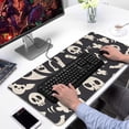thumbnail image 2 of Long Mouse Pads for Desk,Spooky Halloween Icons Pattern Desk Mats on Top Of Desks, Desk Mouse Pad Extra Large with 3mm Non-Slip Base and Stitched Edge for Gaming,Office,Work,Home 31.5x15.7in, 2 of 5