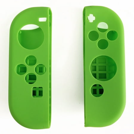 Indigo7 Authorized Nintendo Switch Joy-Con Controller Deluxe Gel Grip Protector Cover - Pair (Green)