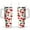 White-1, variant on 40oz Red Cherry Fruit Pattern Stainless Steel Flip Straw Tumbler Spill Proof Travel Cup Double Wall Vacuum Insulated Coffee Mug with Top Handle