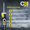 thumbnail image 5 of OB1 Silver - Multi-Surface Construction Sealant & Adhesive Waterproof Silicone, 5 of 7