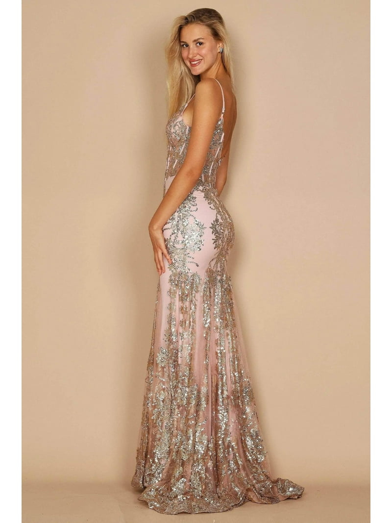 Dylan & Davids Fitted Long Formal Dress DD1238 - Rosa Apparel - Walmart.com