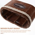 thumbnail image 3 of Shisuyan Imitation Rattan Flower Storage Basket Brown 1Pack 10.2X5.1In, 3 of 9
