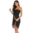 thumbnail image 2 of DODOING Womens Multipurpose Swimwear Cover up Chiffon Bikini Pareo up Beach Sarong Pareo Swimsuit Wrap Sarong Dress, 2 of 8