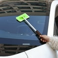 thumbnail image 4 of Aonity 1X Defogging Brush， Car Glass Cleaning Tool Car Cleaning Glass Washing Brush Window Cleaner Tool with Extendable Handle and Reusable Microfiber Pad Removable Car Glass Kit Car Cleaning Tools, 4 of 6