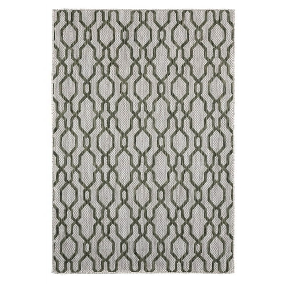 United Weavers Augusta Indoor/Outdoor Area Rug 3900 10445 Belle Mare Green 7' 10" x 10' 6" Rectangle