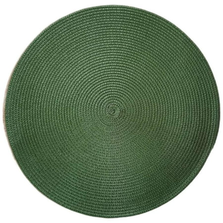 

Jannly Placemats Woven Spiral Table Placemats 15 Inches Round Set Of 4 Non Slip Dining & Kitchen Table MatsTable Placemats Woven Placemats Promotion Sale