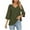 Army Green, variant on tklpehg 3/4 Sleeve Womens Tops Relaxed Fit Comfortable V Neck Three Quarter Sleeve Lace Flare Sleeve Shirts Leisure Solid Color Tunic Tops Blouse Pink 4(S)