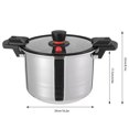 thumbnail image 2 of Pressure Pot, Pressure Cooker, 201 Stainless Steel Pressure Pot, 2 of 11