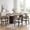 Black + Espresso, variant on Christopher Knight Home 7-Piece Mid Century Dining Set, Oval Table with Rattan Back Chairs, Walnut