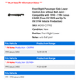 thumbnail image 2 of Front Right Passenger Side Lower Control Arm without Ball Joint - Compatible with 1990 - 1994 LS400 (From 05/1989 and Up To 09/1994 Vehicle Production) 1991 1992 1993, 2 of 2