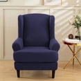 thumbnail image 2 of Dowbom Wingback Chair Slipcover with arms, Stretch Wing Chair Covers Slipcover 2 Piece, 2 of 6