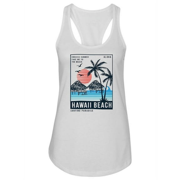 Hawaii Beach. Tank Women -Image by Shutterstock, Female Small
