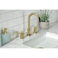 thumbnail image 3 of Kingston Brass FSC8922NDL NuvoFusion Widespread Bathroom Faucet with Brass Pop-Up, Polished Brass, 3 of 9