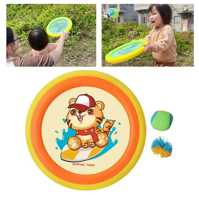Juego de Lanzar y atrapar pelotas Yotijar Naranja