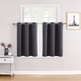 thumbnail image 1 of Cortinas de ventana ChrisDowa para cocina pequeña, dormitorio, 2 paneles, 1 of 7