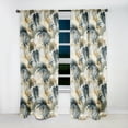 thumbnail image 2 of Designart "Palms' Secrets II" Tropical Blackout Curtain Single Panel, 2 of 4