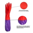 thumbnail image 2 of Matsuzay 2 uds guantes para el hogar lavavajillas guante de manga larga antideslizante reutilizable herramientas de limpieza lavandería mujer Cocina y Comedor, 2 of 6
