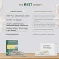 thumbnail image 7 of THREAD SPREAD Queen Pillow Cases Set of 2 - 100% Organic Cotton Pillowcases Queen Size - Crisp, Cooling Percale Weave Pillowcase (Taupe), 7 of 7