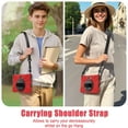 thumbnail image 6 of For Samsung Galaxy Tab Active5 Pro/Active4 Pro 10.1 inch Case SM-X350/X356/SM-T630/T636, 360 Hand Strap, Shoulder Strap, Kickstand, Rugged Drop Protection, Red, 6 of 6