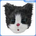 thumbnail image 2 of [Xmdrfokv] Cabeza De Gato De Felpa Lindo Gatito Látex Fancy Dress Realista Fantasía Animal Halloween Para Disfraces Festival Carnaval, 2 of 4